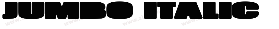 jumbo italic字体转换